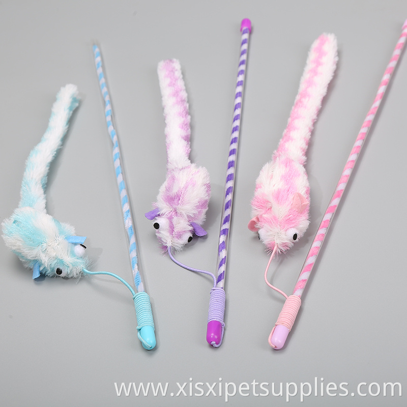mouse cat stick crinkle paper inside cat teaser role cat products